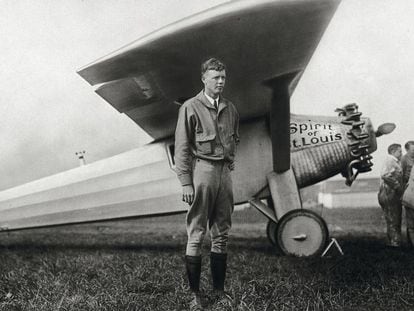 Charles Lindbergh, who became the first pilot to fly solo across the Atlantic in 1927, a year after the Plus Ultra odyssey.