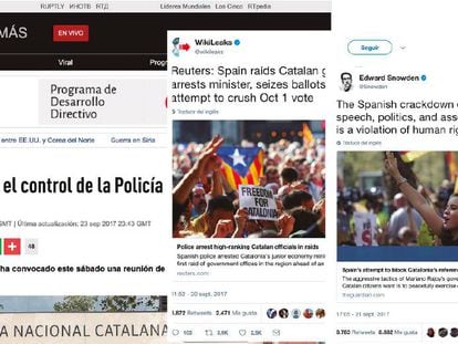 News stories about the Catalonia independence issue.