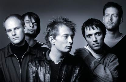 Radiohead: Phil Selway, Jonny Greenwood, Thom Yorke, Colin Greenwood, Ed O'Brien.