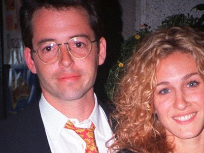 Matthew Broderick and Sarah Jessica Parker, in 1993