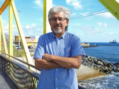 Alfonso Borrego poses for a picture in Santa Cruz de Tenerife, on November 13, 2022.