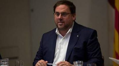 Oriol Junqueras, the jailed leader of ERC.