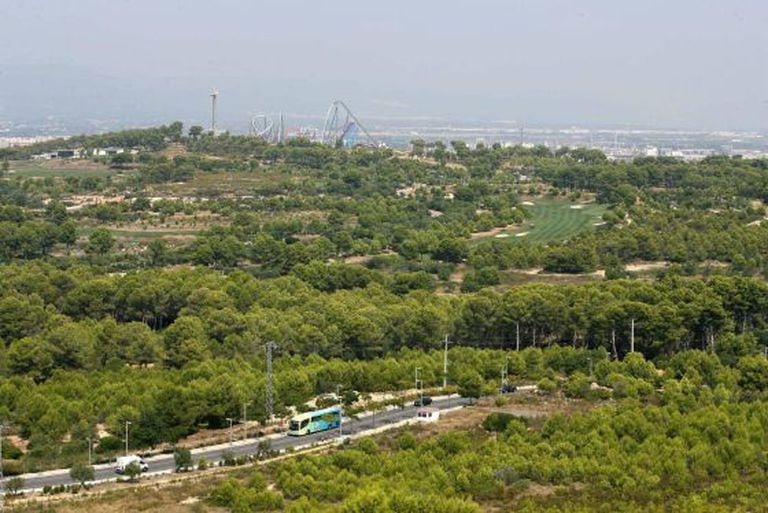 The area where the new Barcelona World complex will be built.