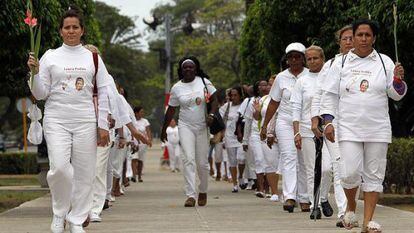 The Ladies in White, pictured in Havana.