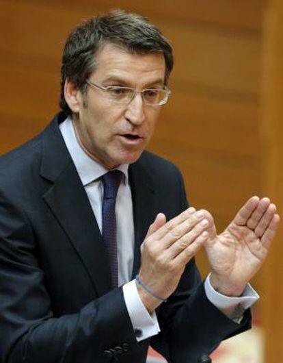 Galician regional leader Alberto Núñez Feijóo.