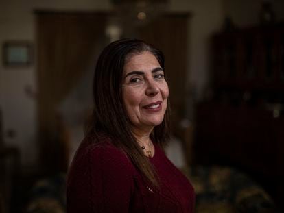 Raghida Naim, at her home in Chouaifet El Aamroussieh, on the outskirts of Beirut, last November.