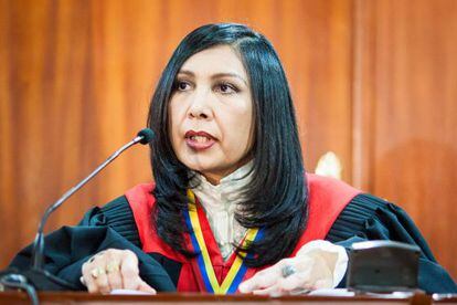 Venezuelan Supreme Court Chief Justice Gladys Gutiérrez.