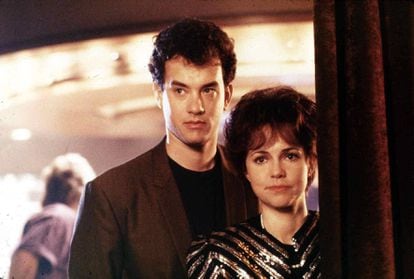 Tom Hanks and Sally Field in the 1988 comedy 'Punchline.'