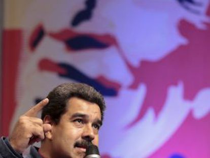 Nicolás Maduro in Caracas on Thursday.
