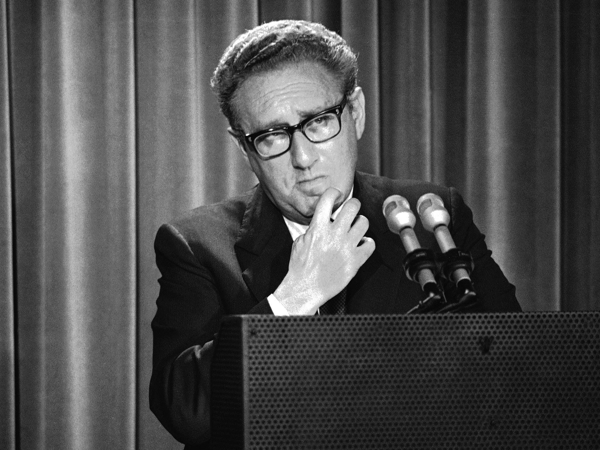 Henry Kissinger, who shaped US foreign policy in the second half of 