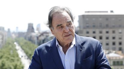 Oliver Stone in Barcelona where he presented 'JFK Revisited: Through the Looking Glass' at the BCN Film Fest