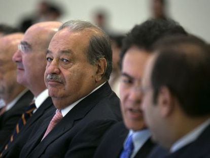 Carlos Slim, owner of América Móvil, in 2013.