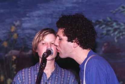 Georgia Hubley and Ira Kaplan of Yo La Tengo at Wetlands in 1990. 