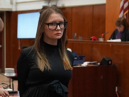 Anna Sorokin, during the 2019 trial in which she was convicted of fraud