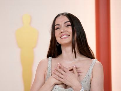 Ana de Armas at the Oscars, on March 12, 2023 at the Dolby Theater in Los Angeles.