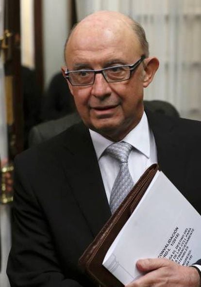 Spanish Finance Minister Cristóbal Montoro.