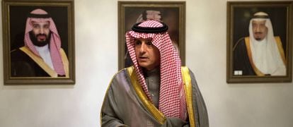 Saudi Minister of State for Foreign Affairs Adel al-Jubeir, in Madrid.
