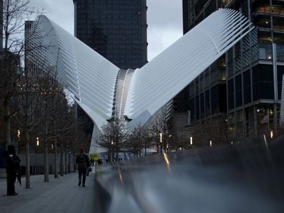 The exterior of the Oculus, in New York.