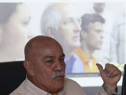 Venezuelan Deputy Darío Vivas, in Madrid on Tuesday.