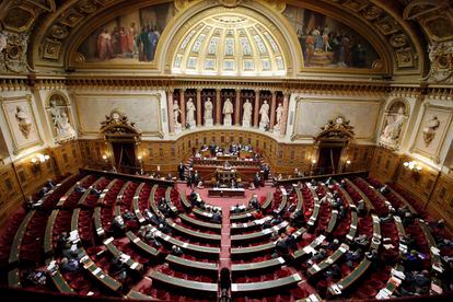 This Thursday, Dec. 11, 2014 file photo shows a general view of France's Senate.