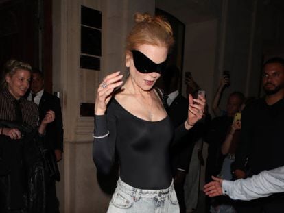 Nicole Kidman is seen on July 5, 2022 in Paris, France.