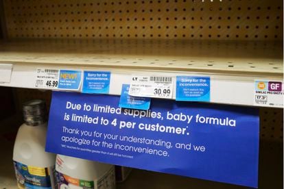 Fórmula leche infantil desabasto