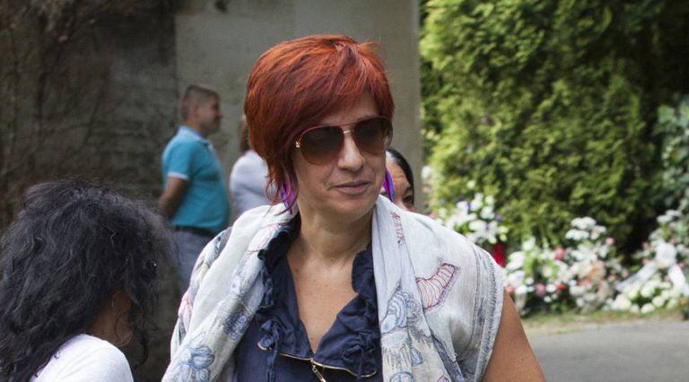 Sandra Ortega at her mother's funeral in 2013.