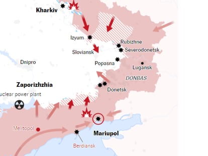The Ukraine war as of April 21: Russia advances slowly in Donetsk and Luhansk