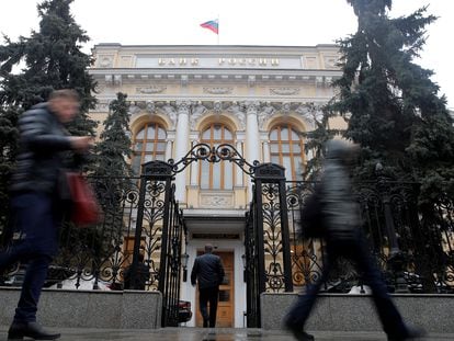Russia's Central Bank in Moscow.