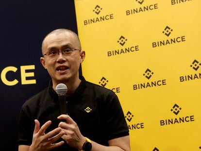 Zhao Changpeng, founder and chief executive officer of Binance, at the Viva Technology conference in Paris, France June 16, 2022.