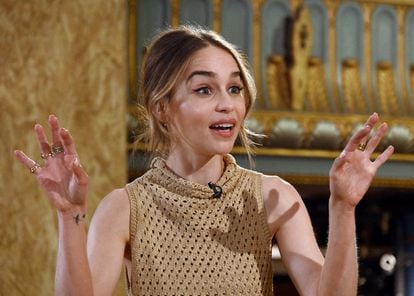 Actress Emilia Clarke, during an interview with the BBC.