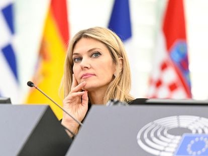 European Parliament vice president, Greek socialist Eva Kaili, at the European Parliament in Strasbourg, France November 22, 2022.