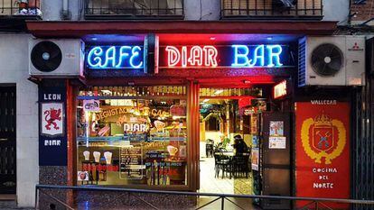 One of Madrid's traditional bars.