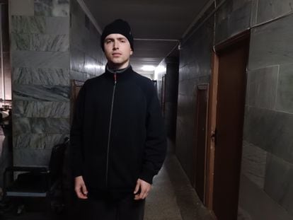 Bogdan, a 21-year-old soldier treated at the Kharkiv Rehabilitation Center. 