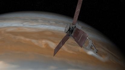 The Juno probe around Jupiter
