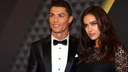 Cristiano Ronaldo and Irina Shayk while they were still dating.