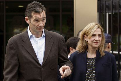 Iñaki Urdangarin and his wife Princess Cristina, both of whom have been dragged into a corruption scandal.