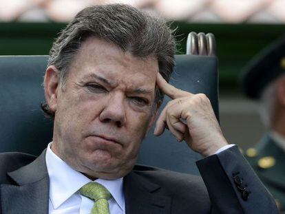Colombian President Juan Manuel Santos last Friday.