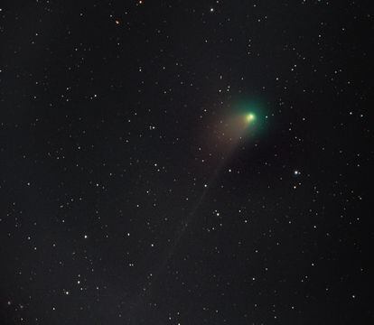View of the comet on January 16.