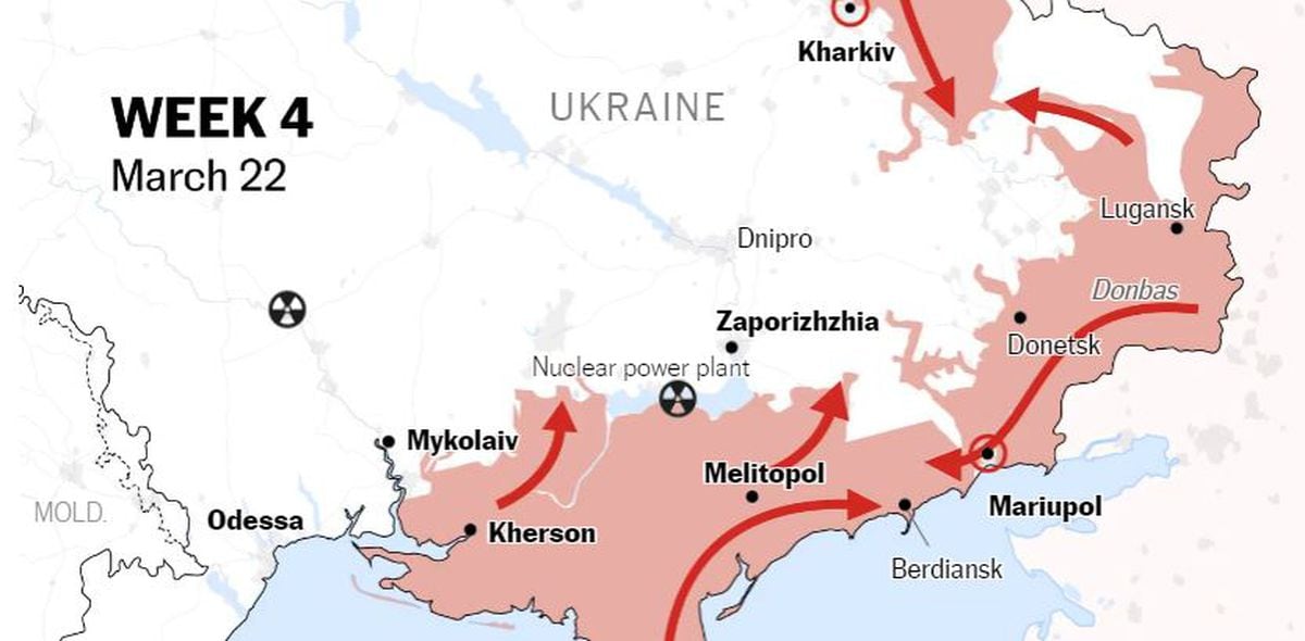 Map ukraine war Vladimir Putin: