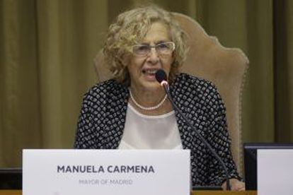 Mayor Manuela Carmena said she will be there to greet the guests.