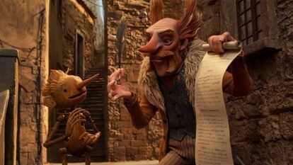 A still from ‘Guillermo del Toro’s Pinocchio.’