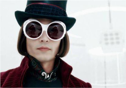 Willy Wonka, from ‘Charlie and the Chocolate Factory,’ played by Johnny Depp in Tim Burton’s film adaption of the Roald Dahl book.