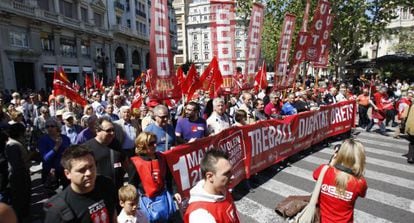 CC OO is Spain's largest labor union.