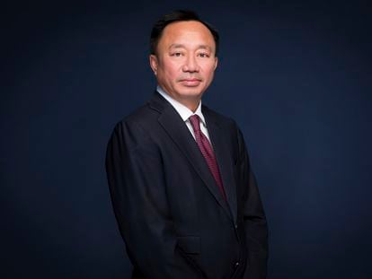 In this image provided by Fox Corp., Viet Dinh, the chief legal officer at the company, poses for a photo.
