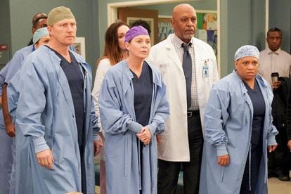 A scene from the series 'Grey's Anatomy.'
