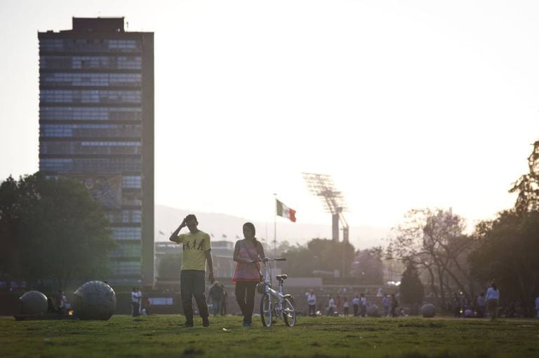 The UNAM campus in Mexico City.