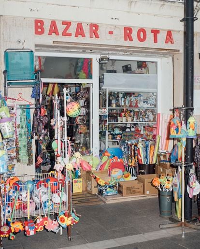 A small variety store in the town of Rota.