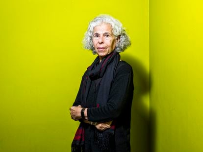 Haifa Zangana, Iraqi writer and political activist, photographed in November at Casa Arabé, Madrid.