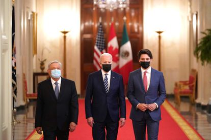 López Obrador, Biden y Trudeau